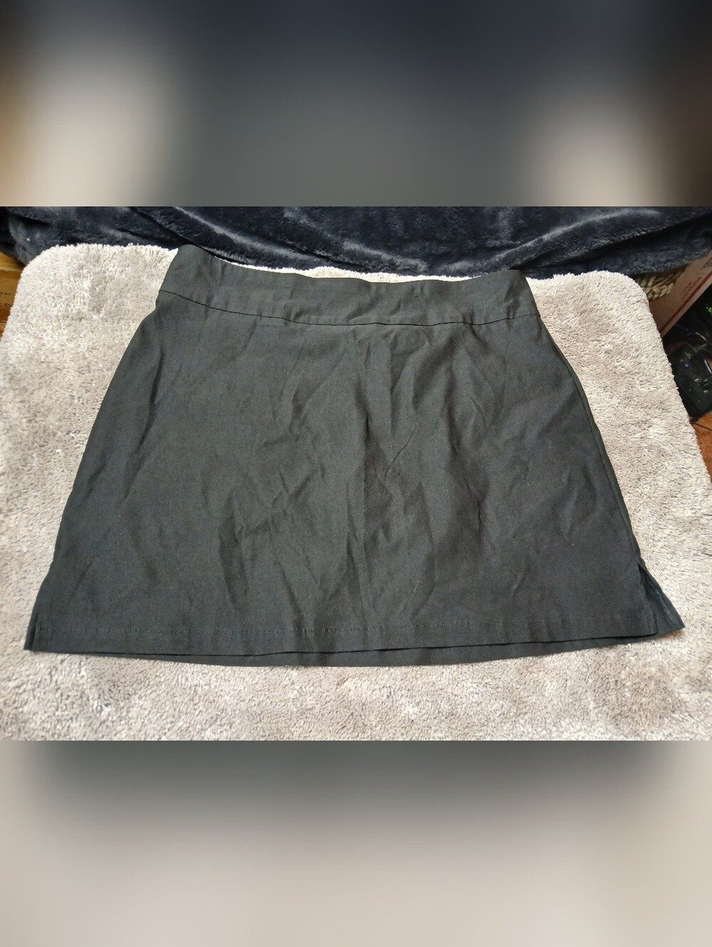 Rafaella Women's Classic Black A-Line Skirt/Skorts